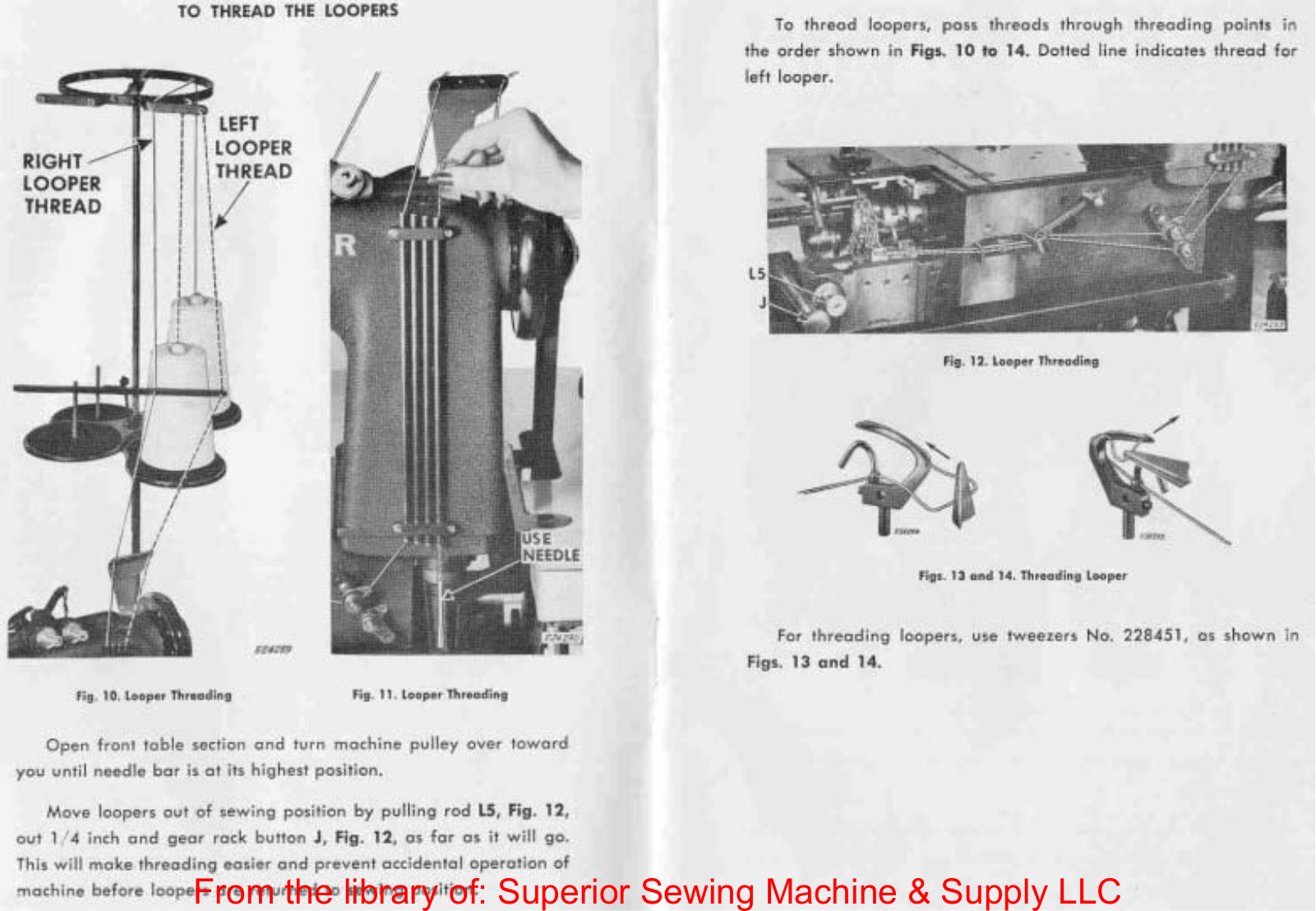 Singer 300W Lower Threading Diagram