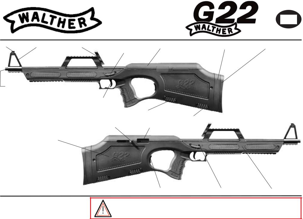 Walther G22 Instruction Manual