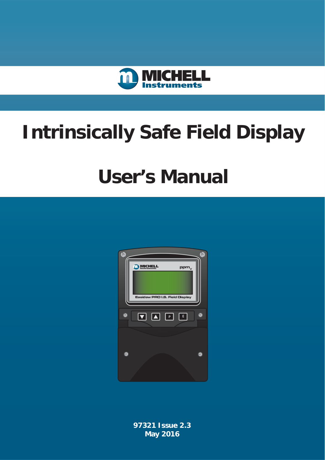 Michell Instruments Intrinsically Operating Manual