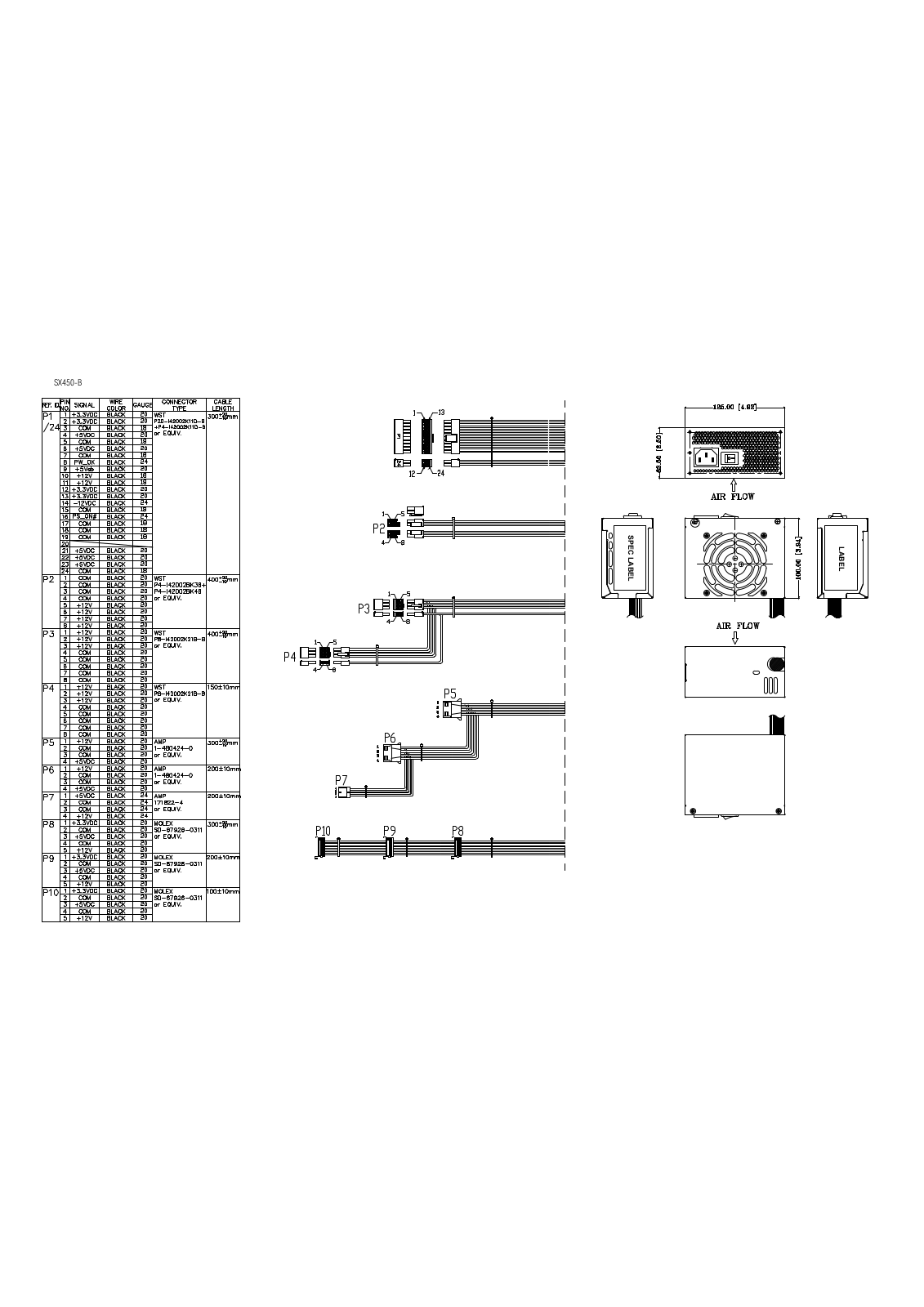 SilverStone SST-SX450-B User Manual