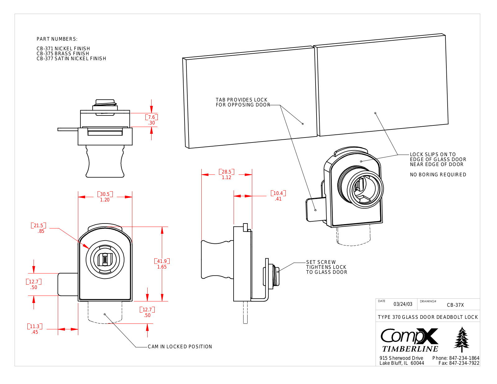 Compx TYPE370 drawing