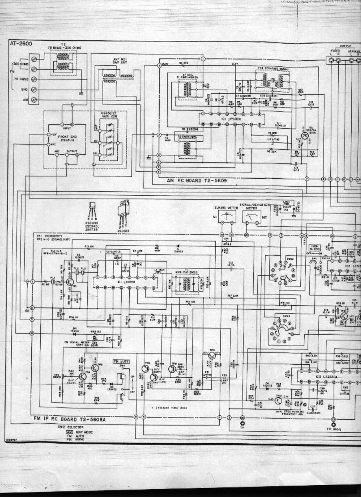 Accuphase AT-2600 Schematic