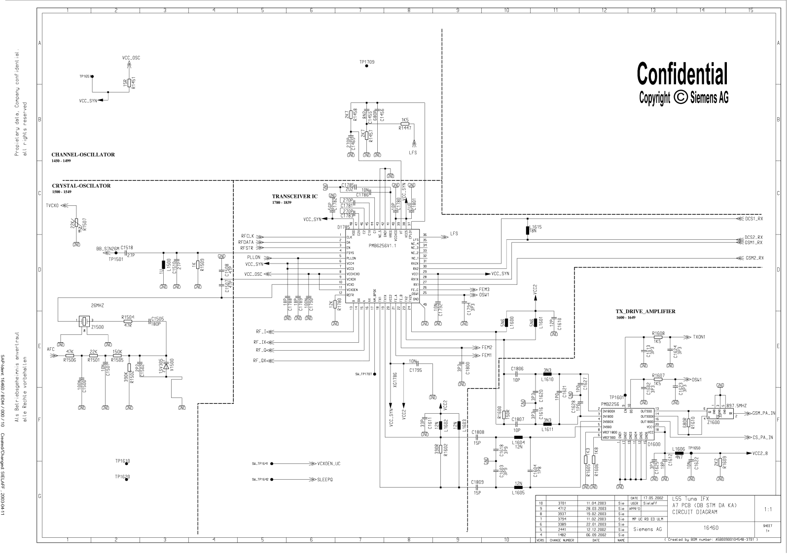 SIEMENS C55 Schematics 2