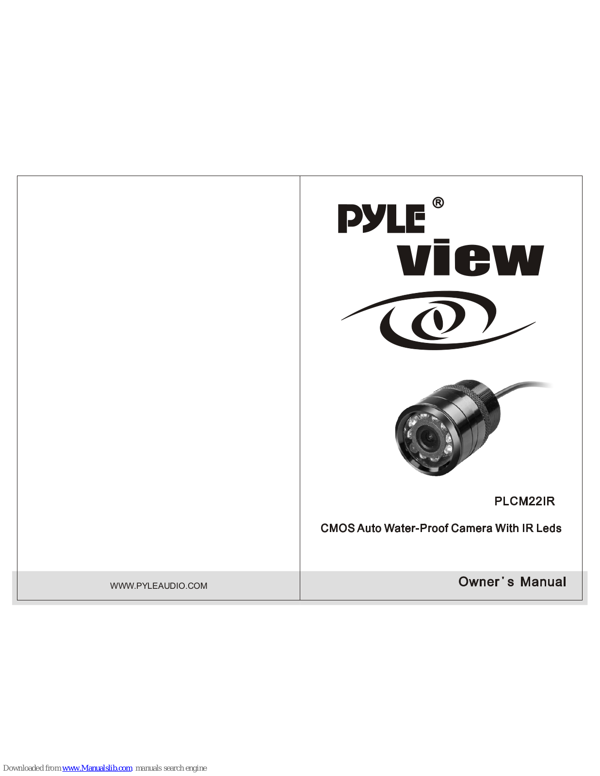 Pyle view PLCM22IR, PSTMH15, PRJAND615 Owner's Manual