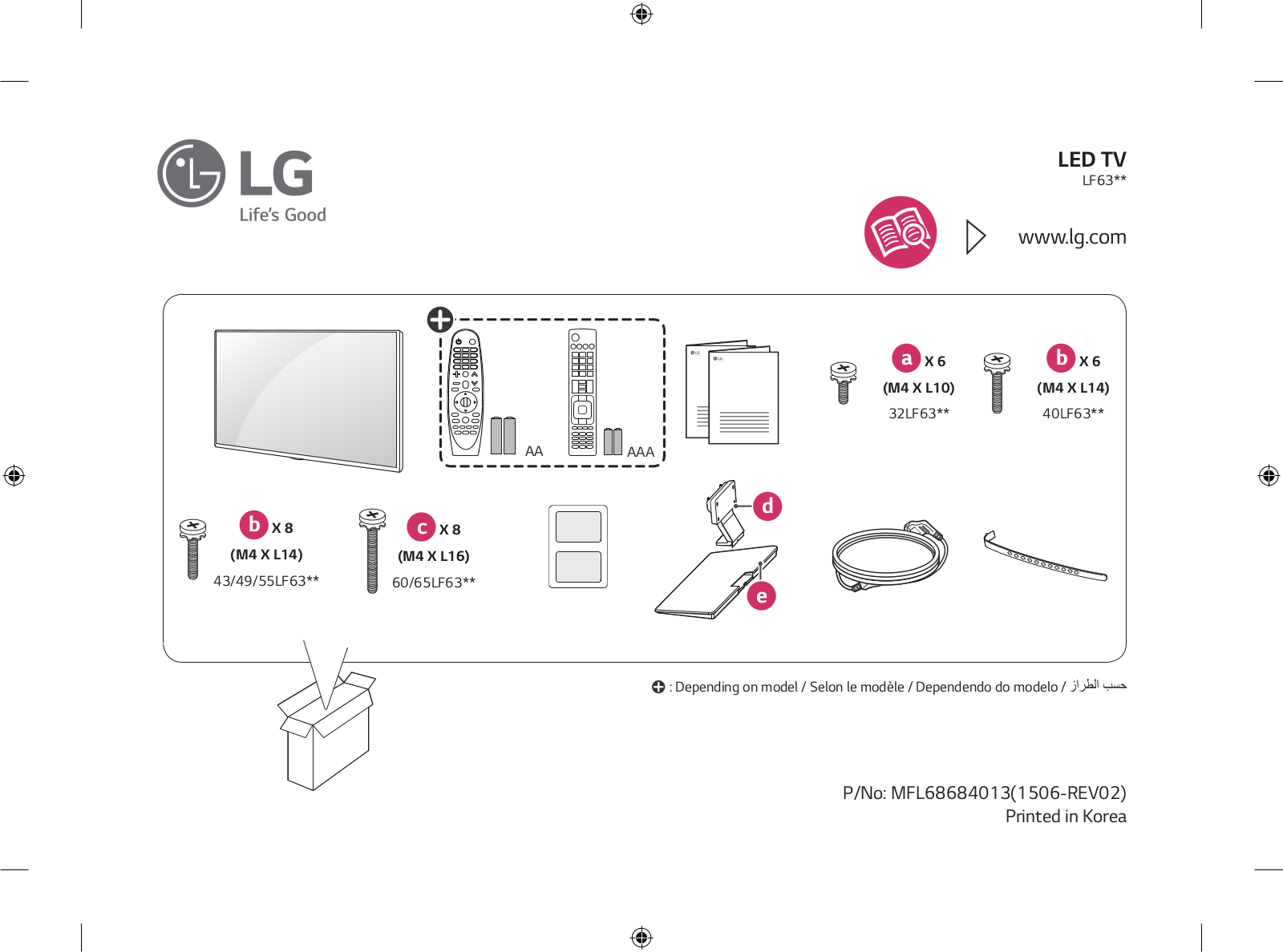 LG 55LF6300-TA Owner’s Manual