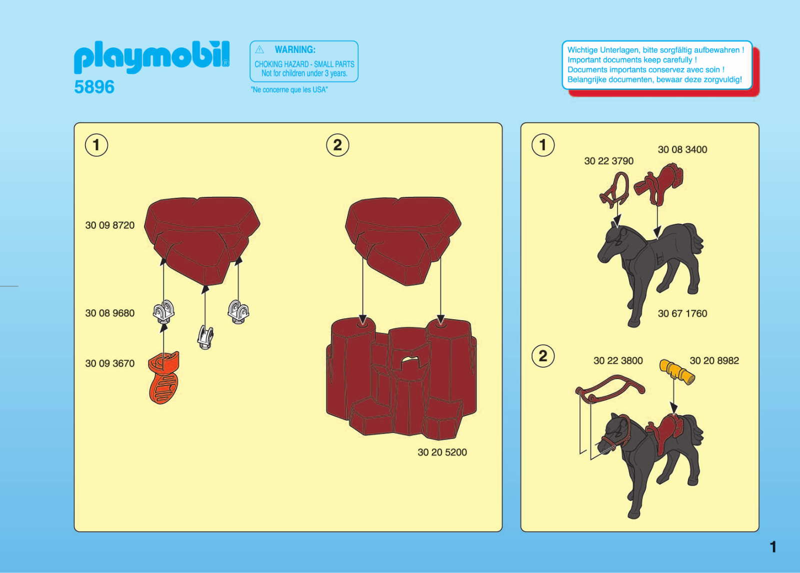 Playmobil 5896 Instructions