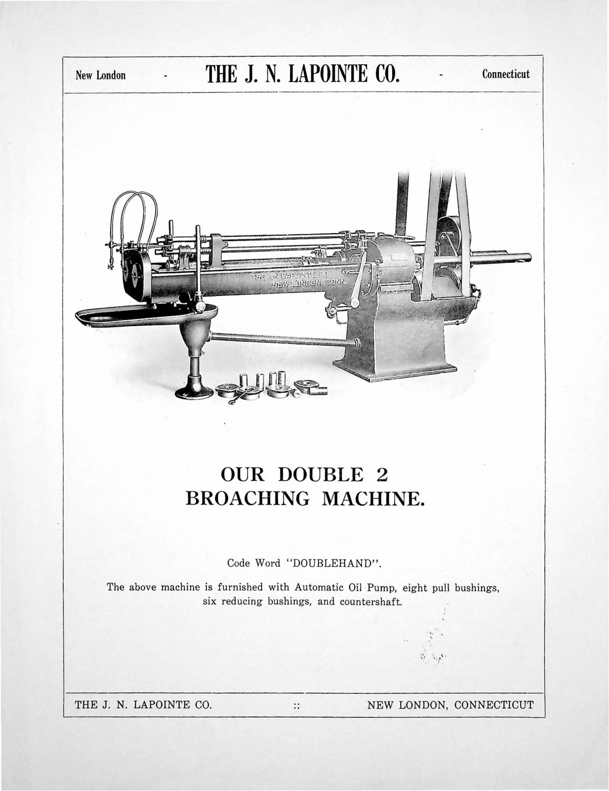 LaPointe Machine Tool Double 2 Broaching Machine Other - ManualMachine.com