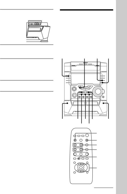 Sony MHC-BX7, MHC-DX9 User Manual