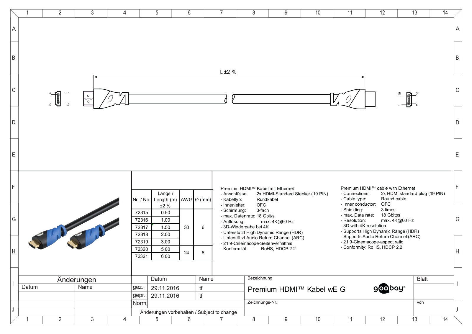 GOOBAY 72315, 72316, 72317, 72318, 72319 Datasheet - ManualMachine.com