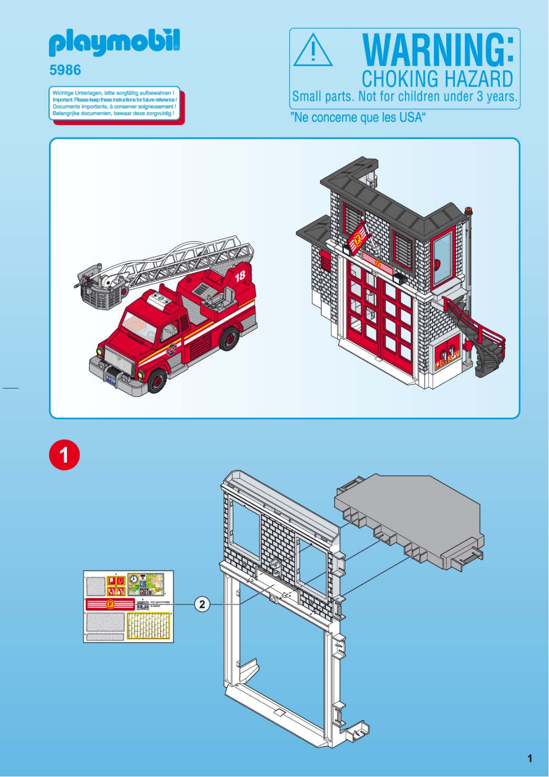 Playmobil 5986 Instructions