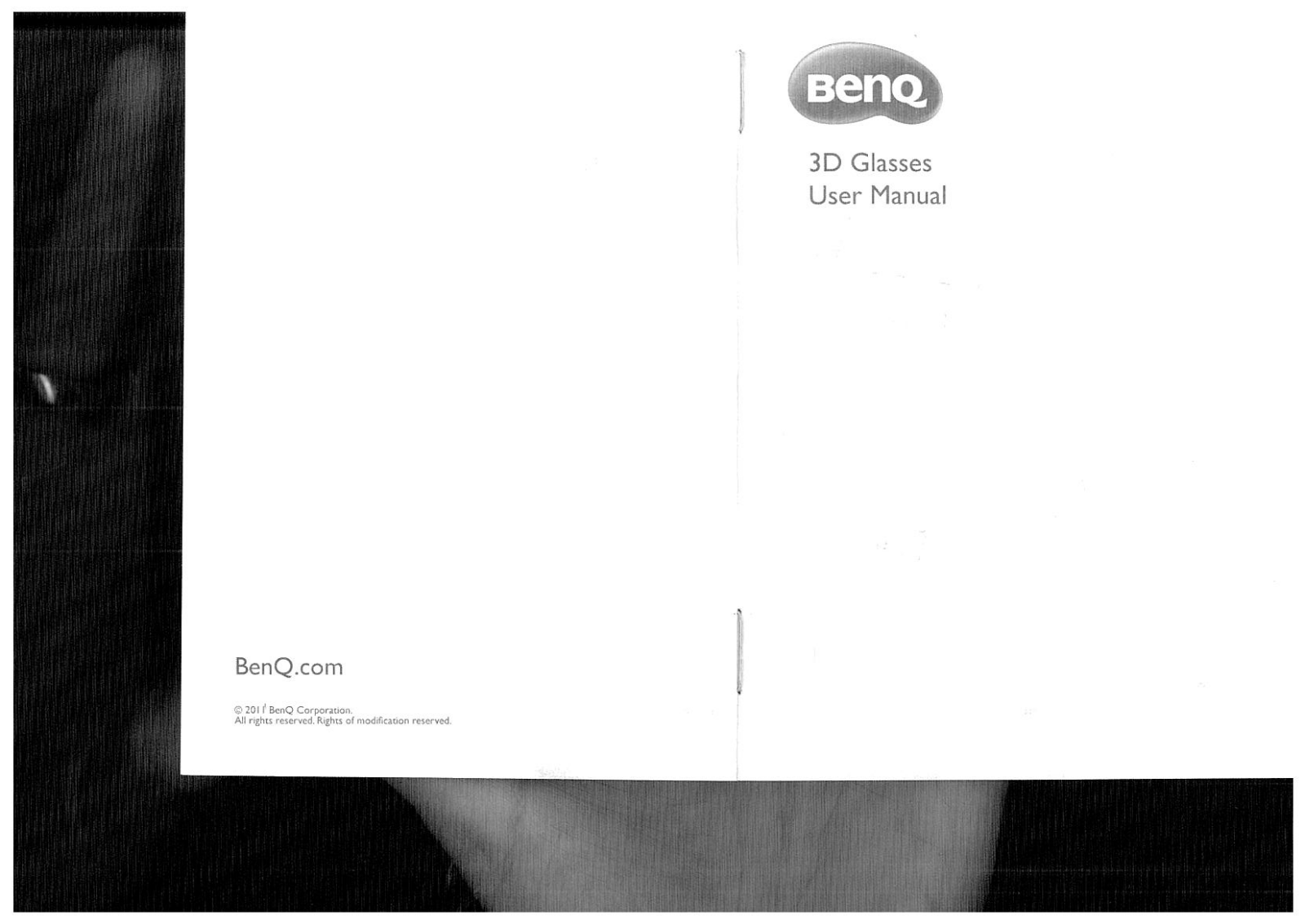 BenQ 3D Glasses User manual