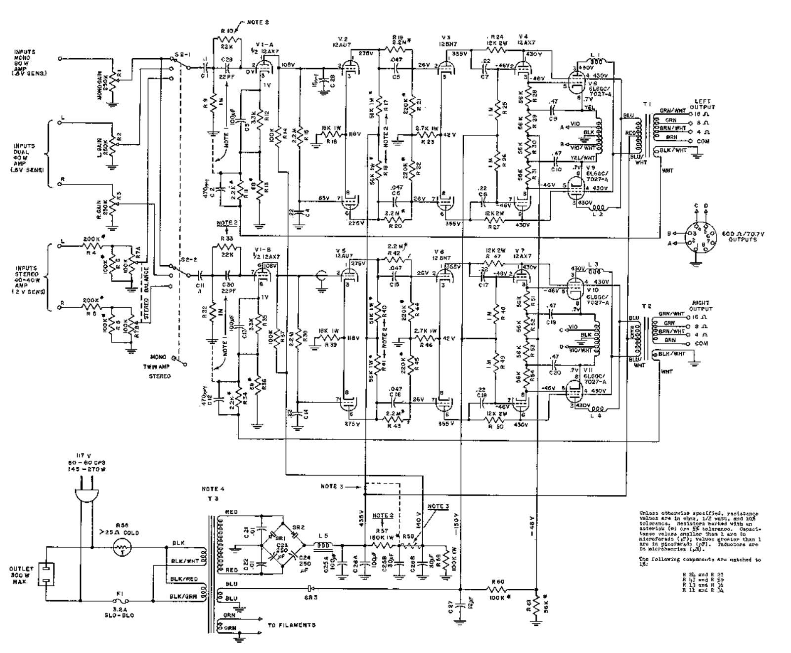 Mcintosh mc240 schematic