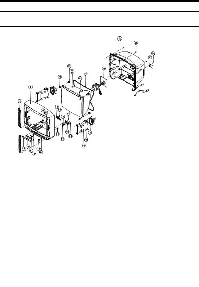 Samsung CK-29, CK-72 Expoioded View and Parts List