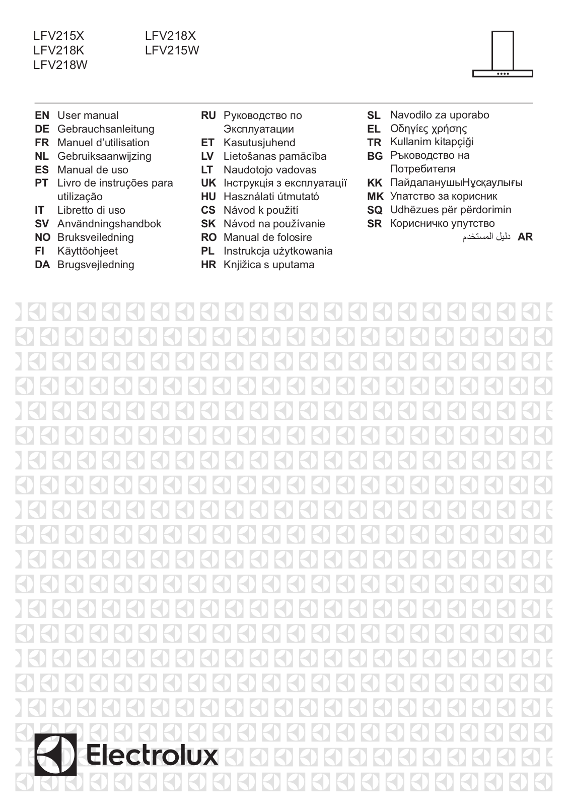 Electrolux LFV218W User Manual