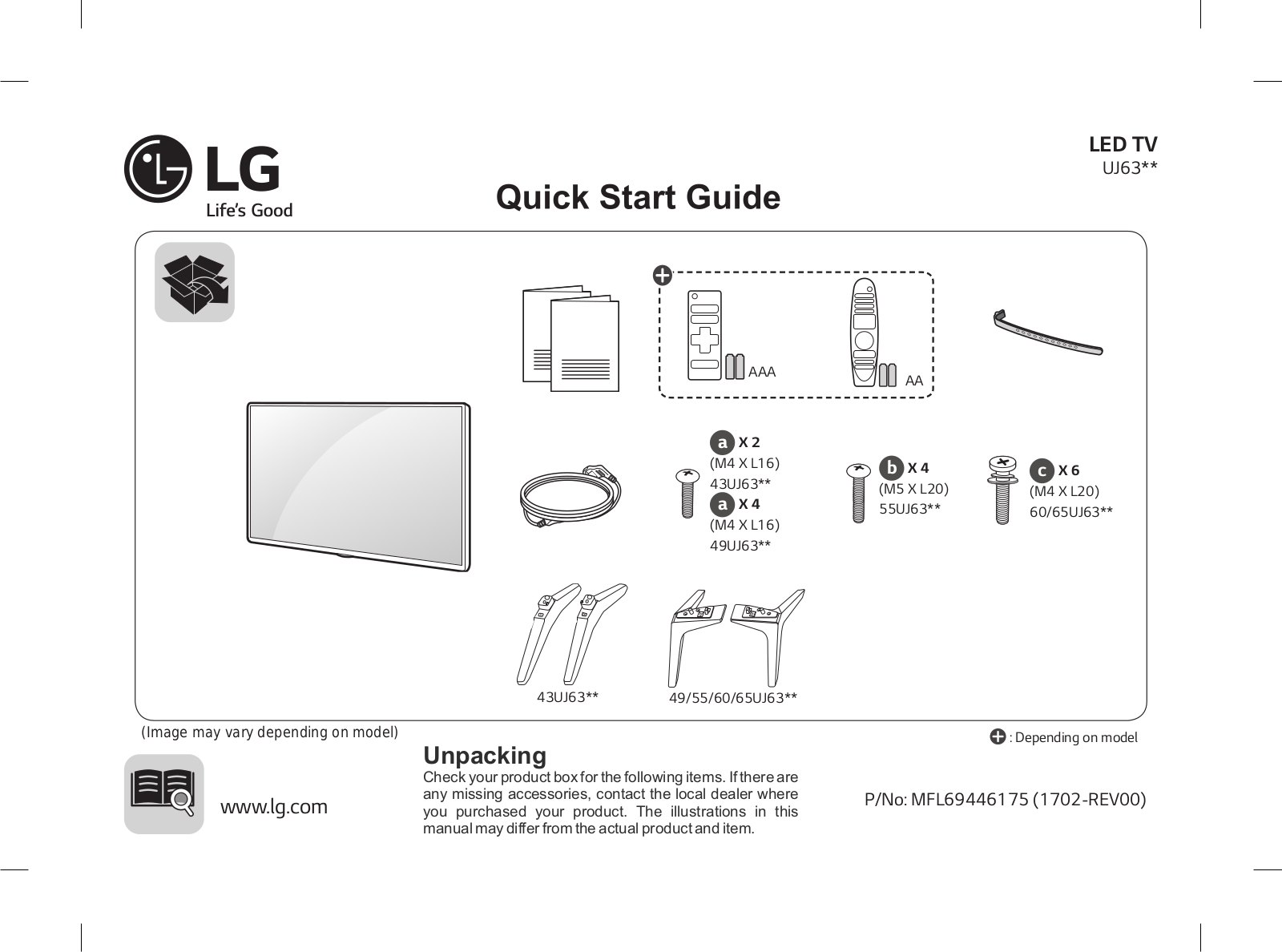 LG 49UJ632T QUICK SETUP GUIDE - ManualMachine.com