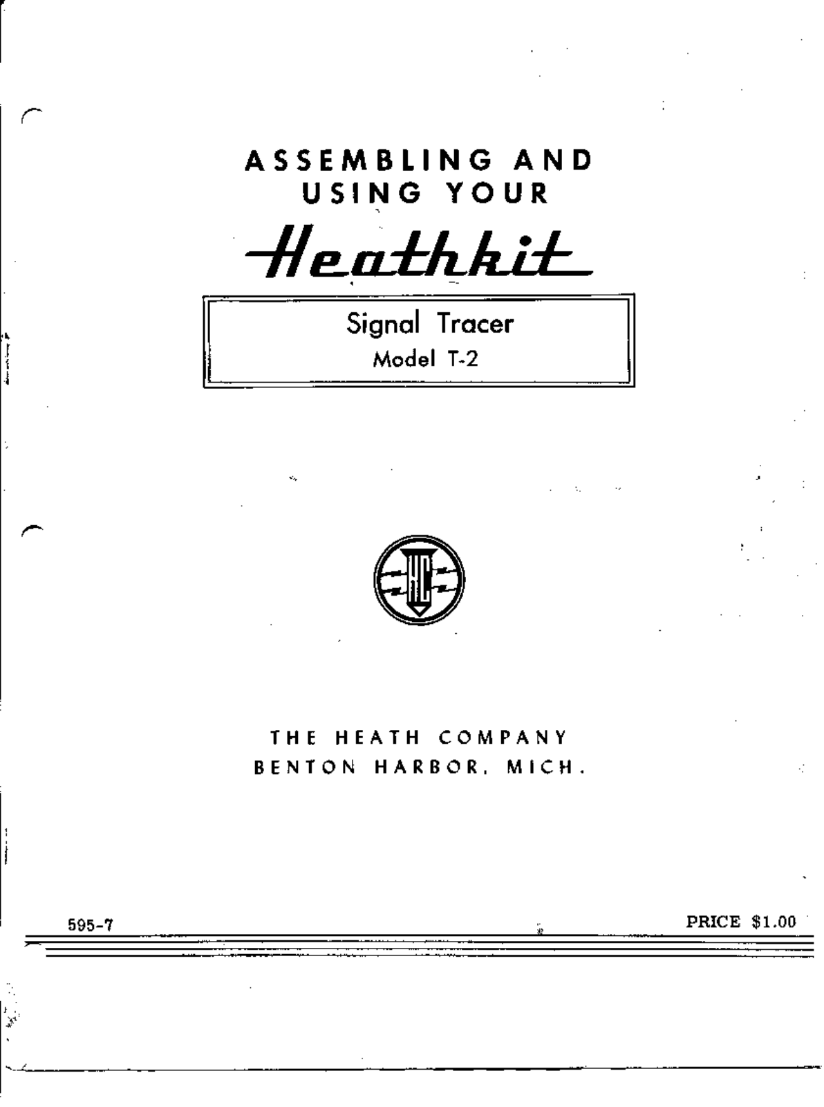 Heath Company T-2 Schematic