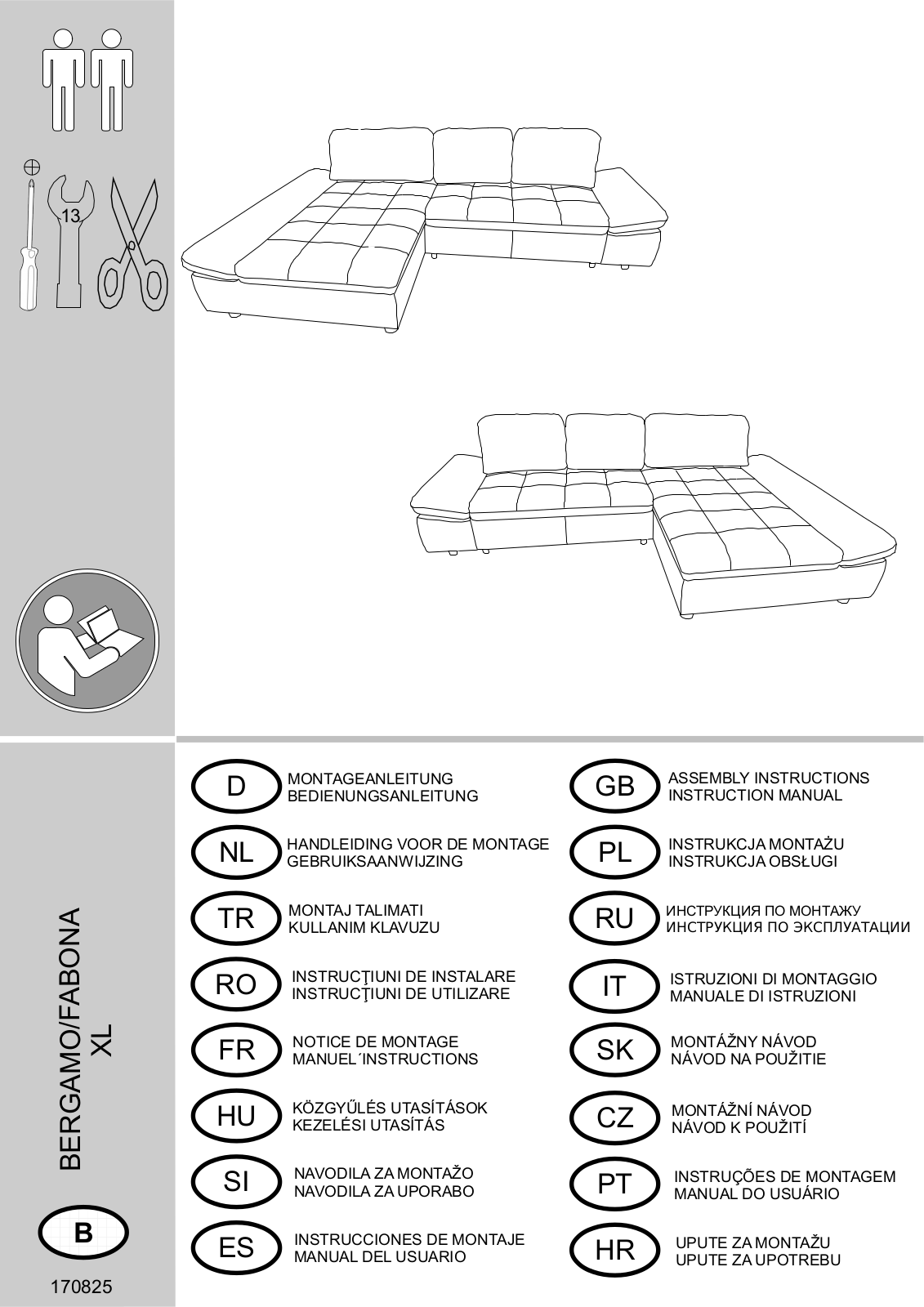 sit&more Fabona Assembly instructions