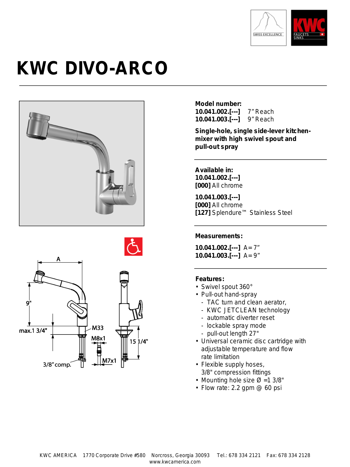 KWC 10.041.002, 10.041.003 User Manual - ManualMachine.com