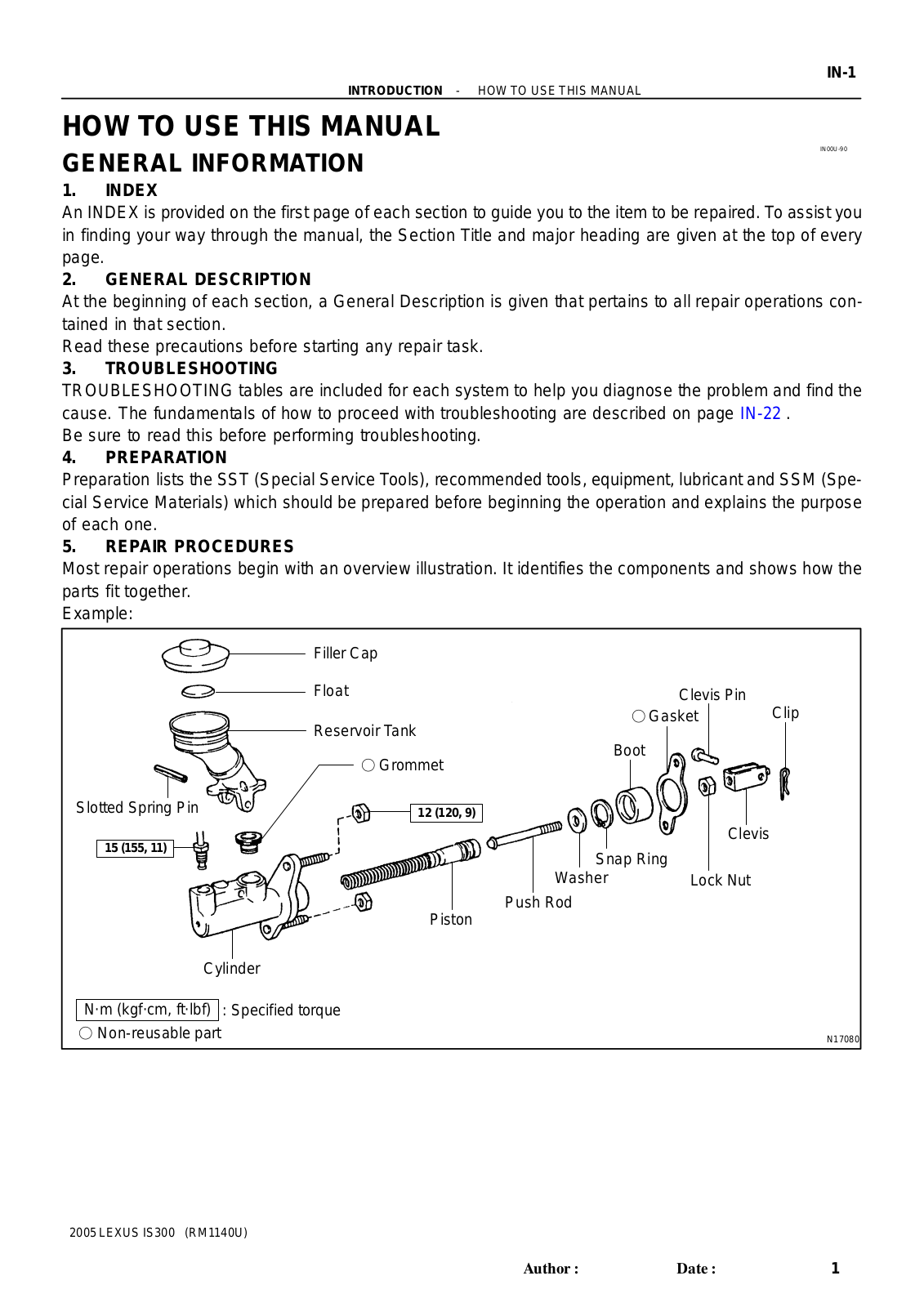 Lexus IS300 2000-2005 User Manual