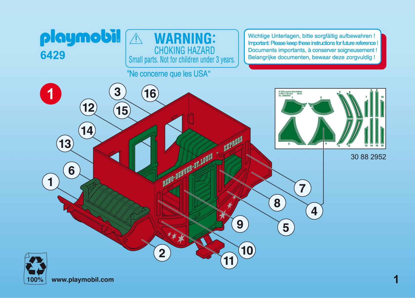 Playmobil 6429 Instructions