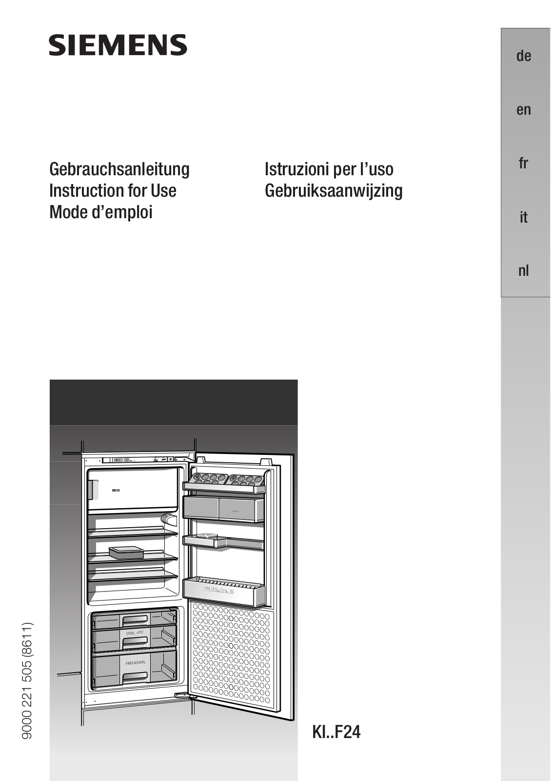 SIEMENS KI24FA50 User Manual