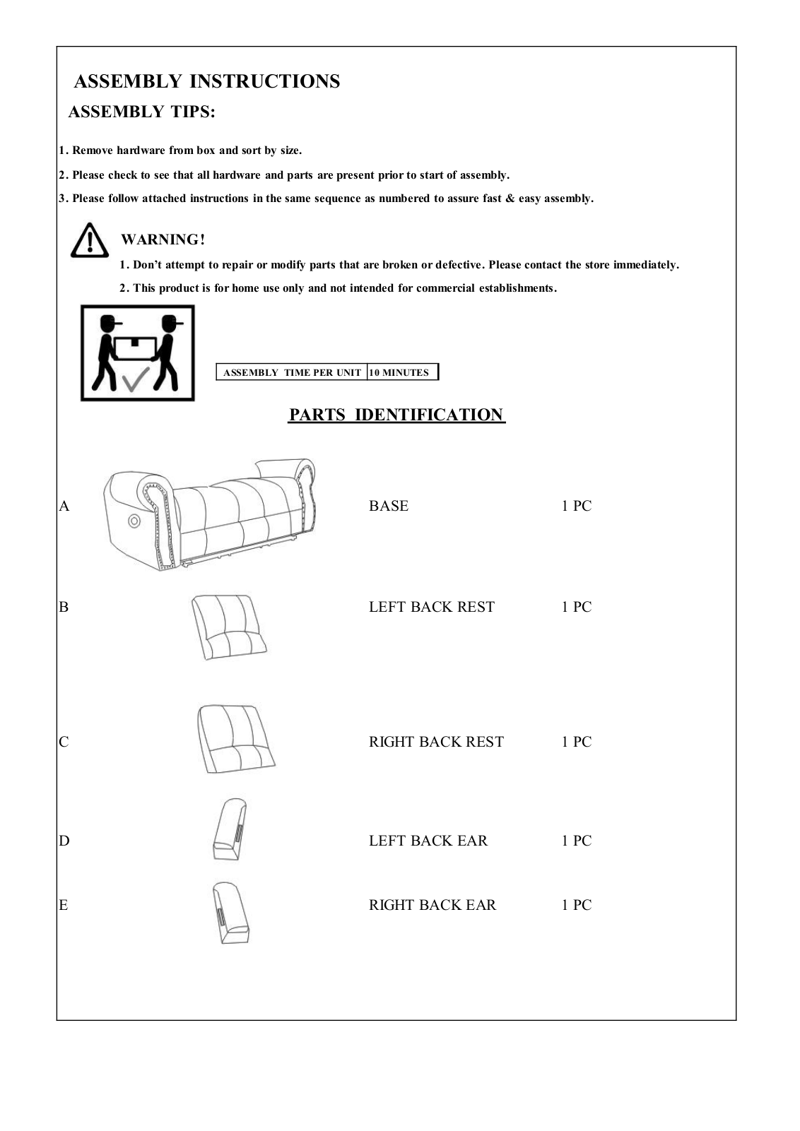 Red Barrel Studio W000862011 Assembly Instructions - ManualMachine.com