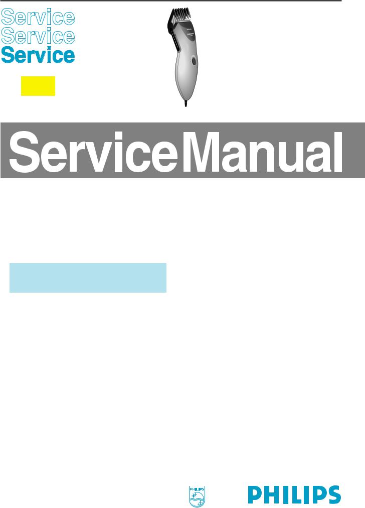 Philips HQ-C240 Service Manual
