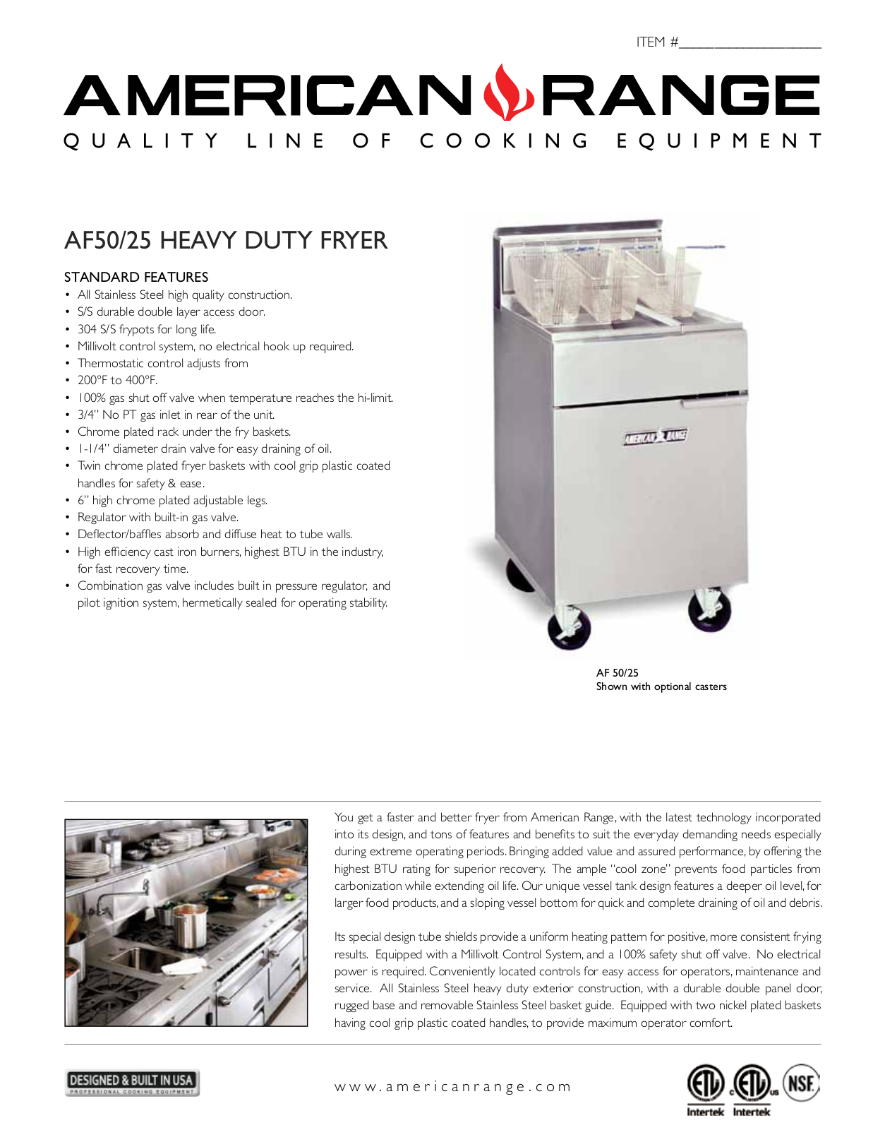 American Range AF50 User Manual - ManualMachine.com