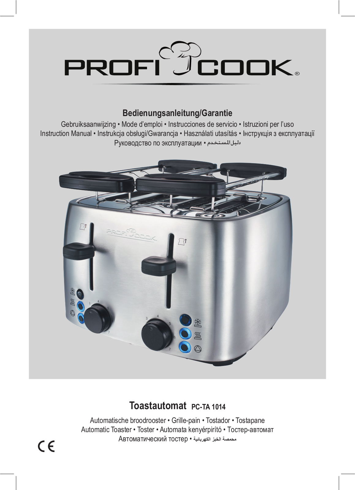 Profi cook PC-TA 1014 User Manual