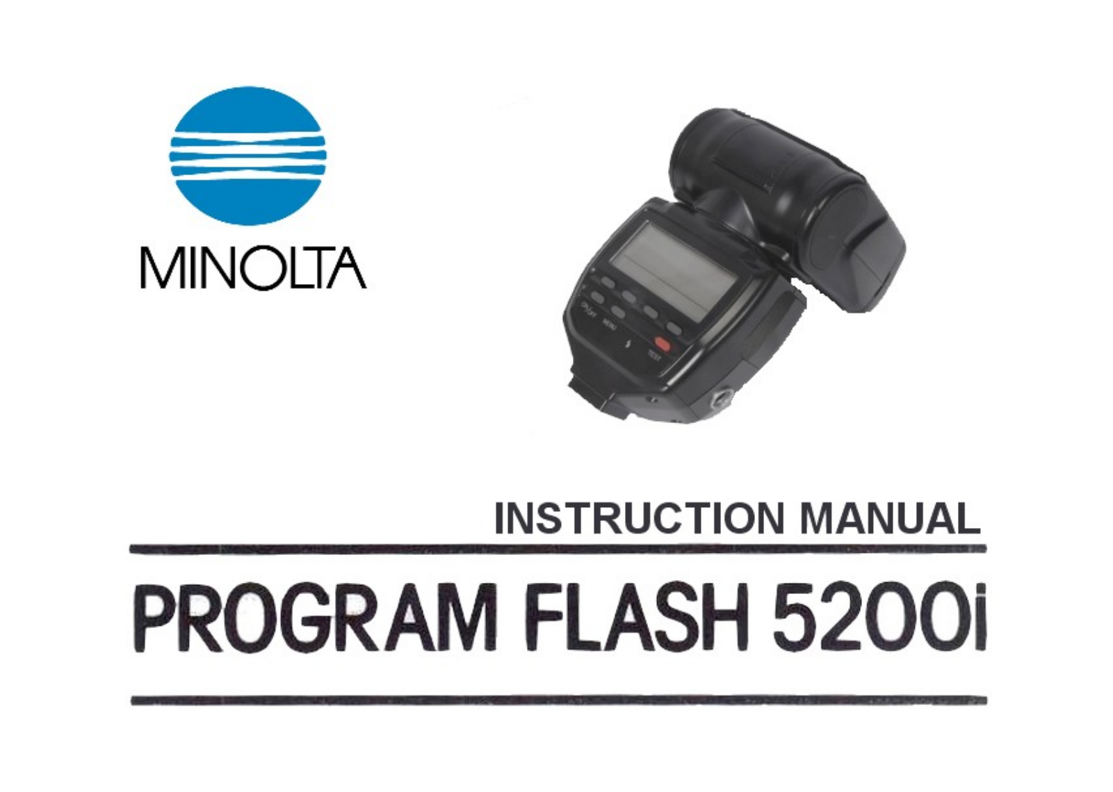 Minolta 5200I user guide