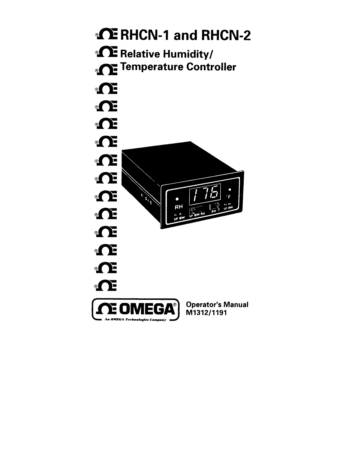 Omega Products RHCN-2 Installation  Manual