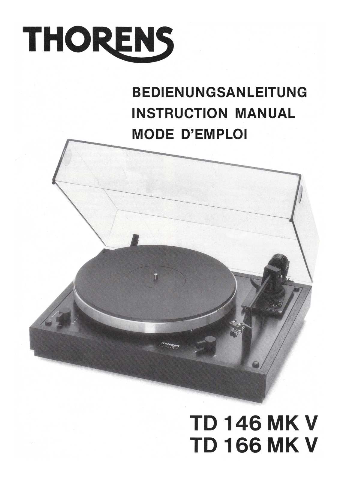 Thorens TD-146-Mk-V Owners Manual