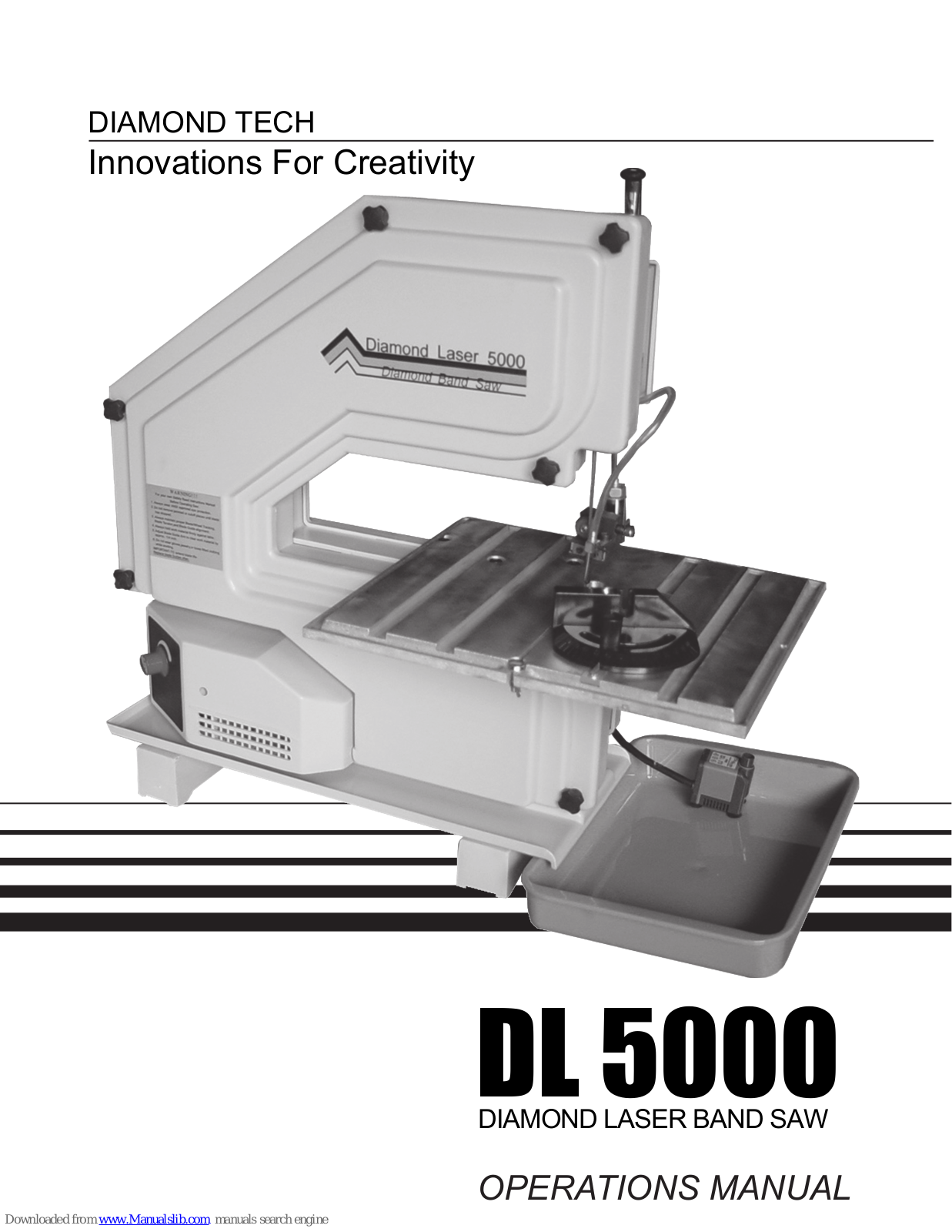 Diamond Tech DL 5000, Diamond Laser 5000 Operation Manual - ManualMachine.com