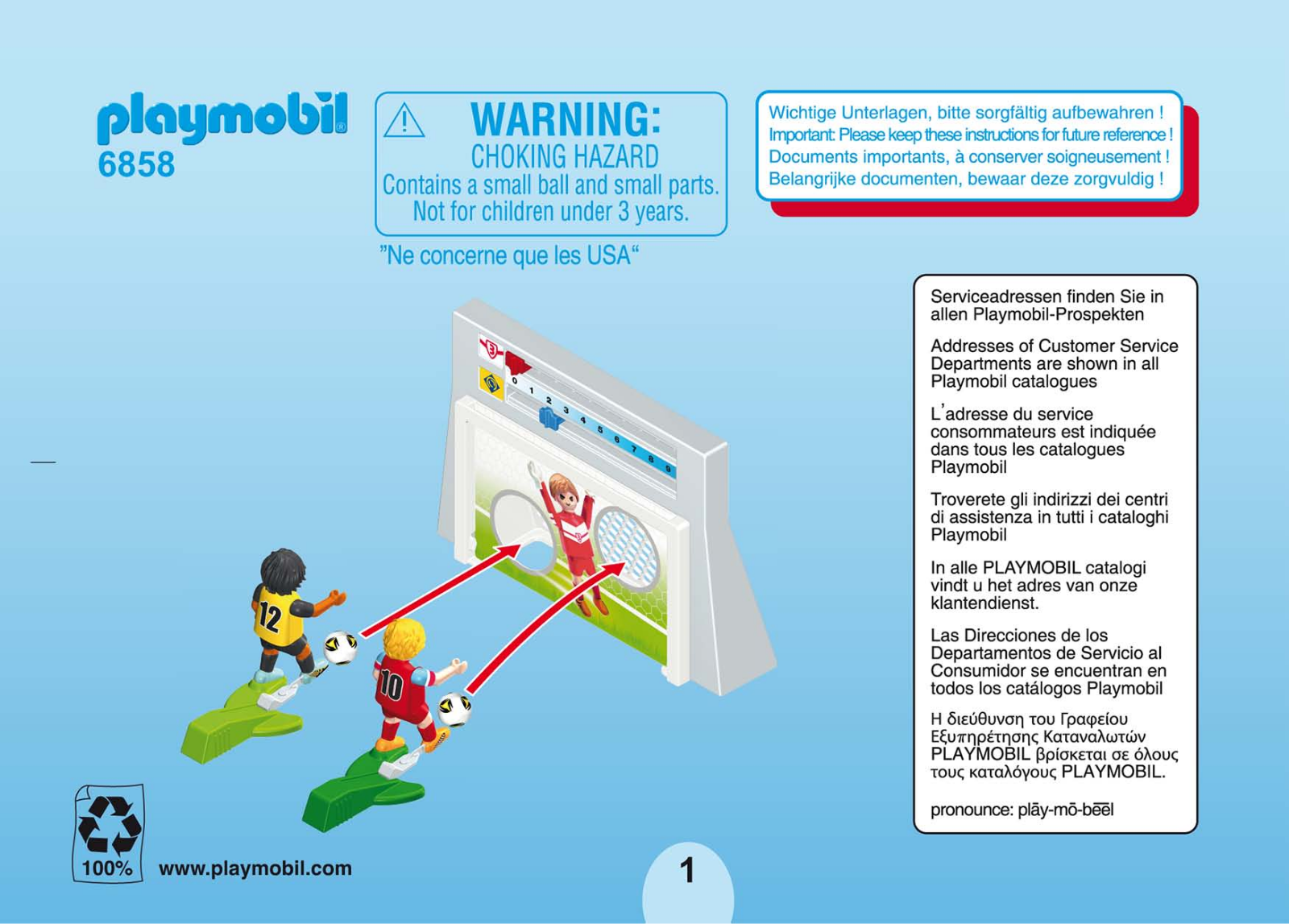 Playmobil 6858 Instructions