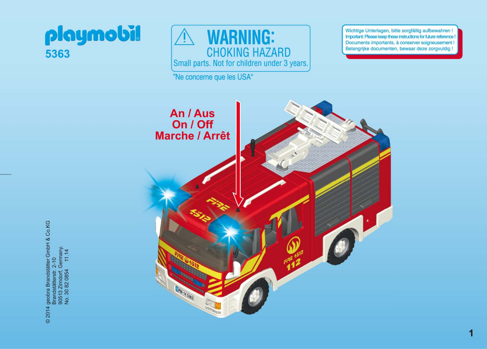 Playmobil 5363 Instructions