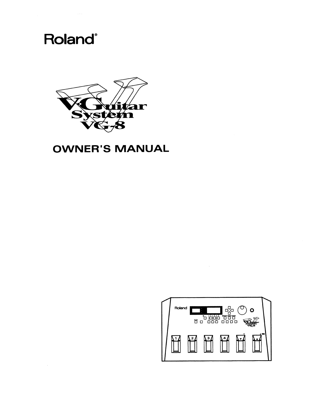 Roland VG-8 User Manual