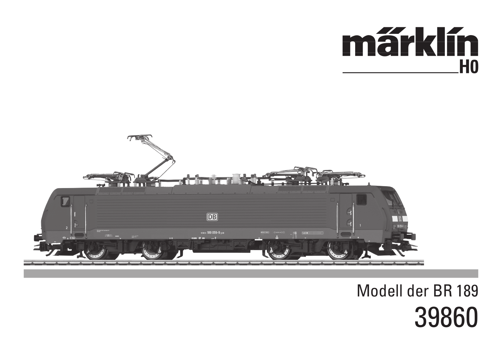 Märklin 39860 User manual