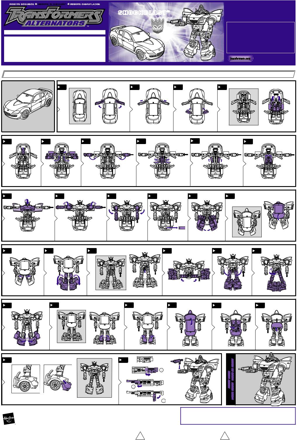 Hasbro TRANSFORMERS ALTERNATORS SHOCKBLAST User Manual