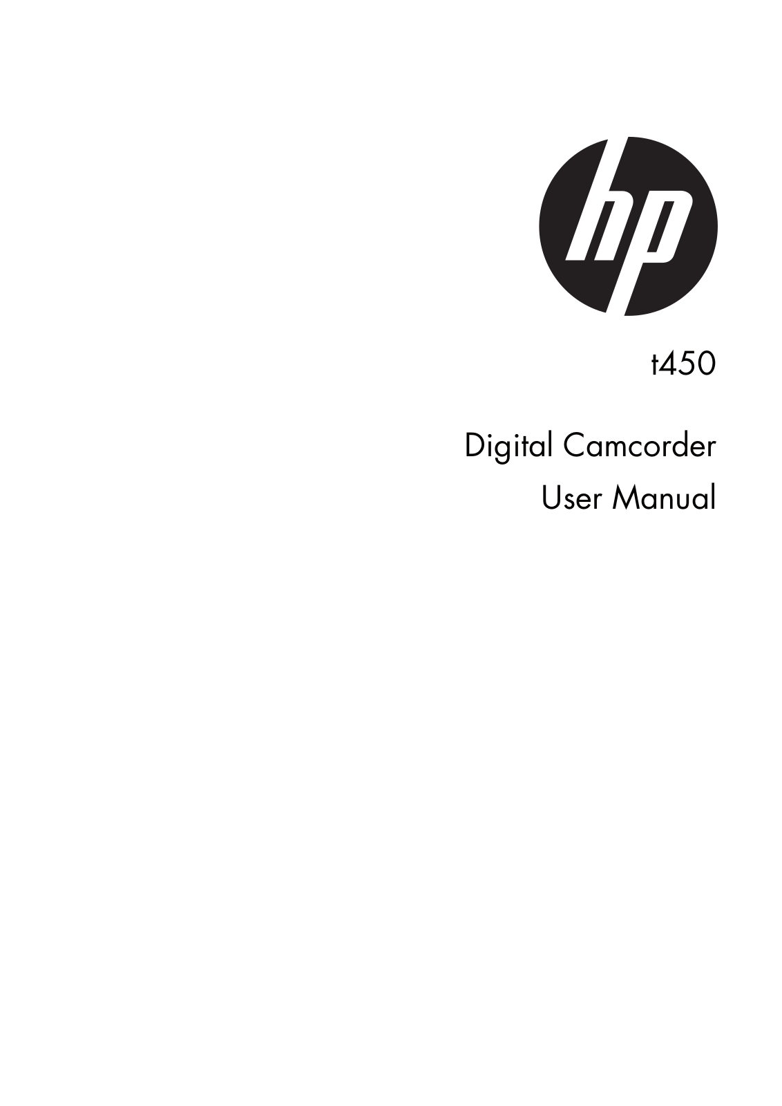 HP T450 User Manual