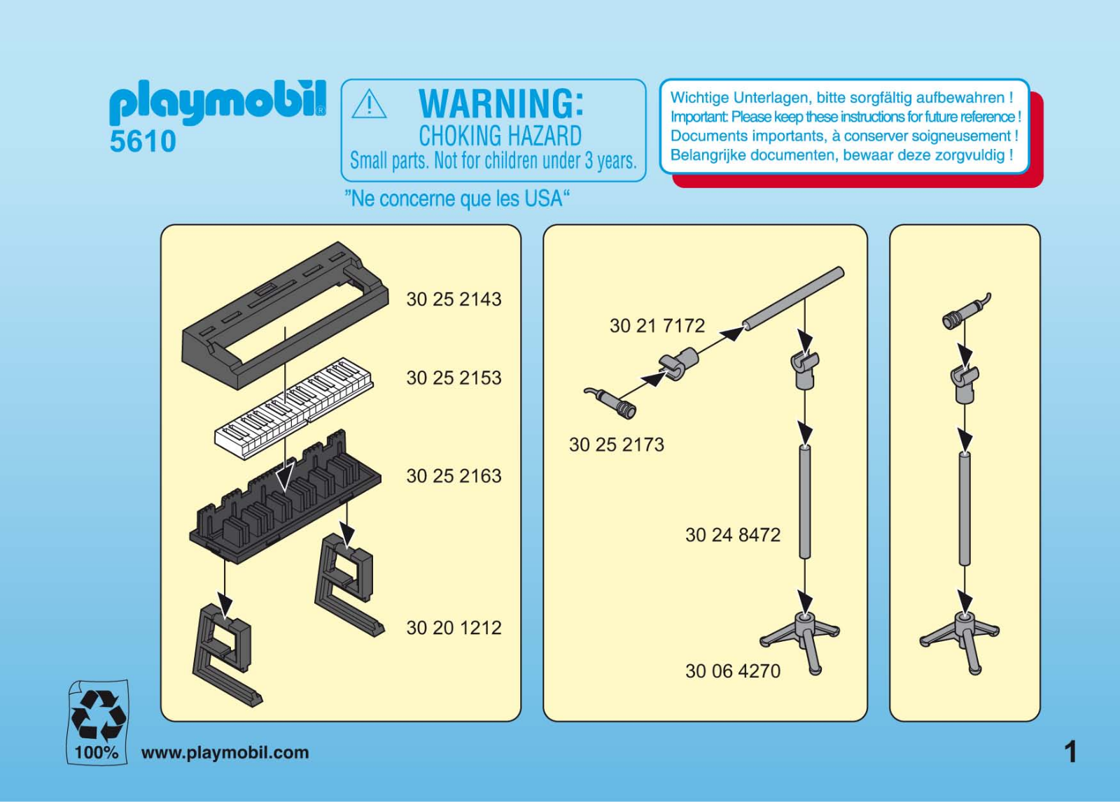 Playmobil 5610 Instructions