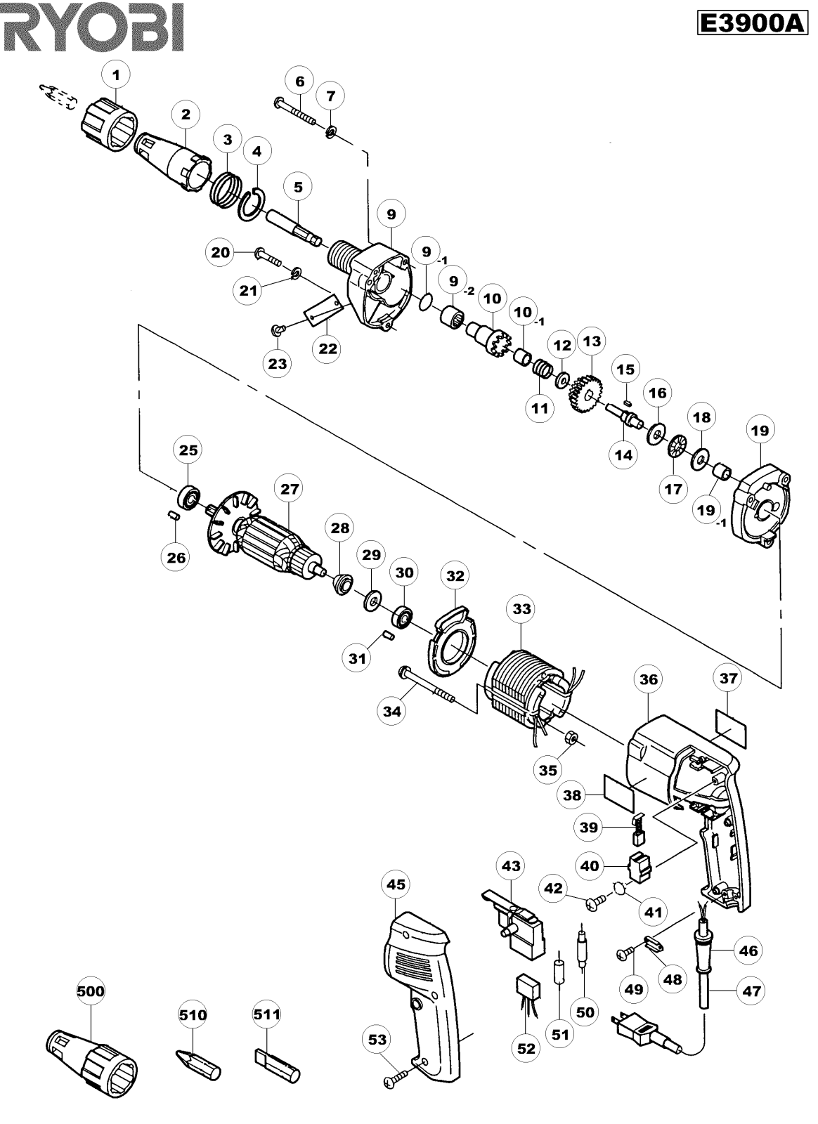 Ryobi E3900A User Manual