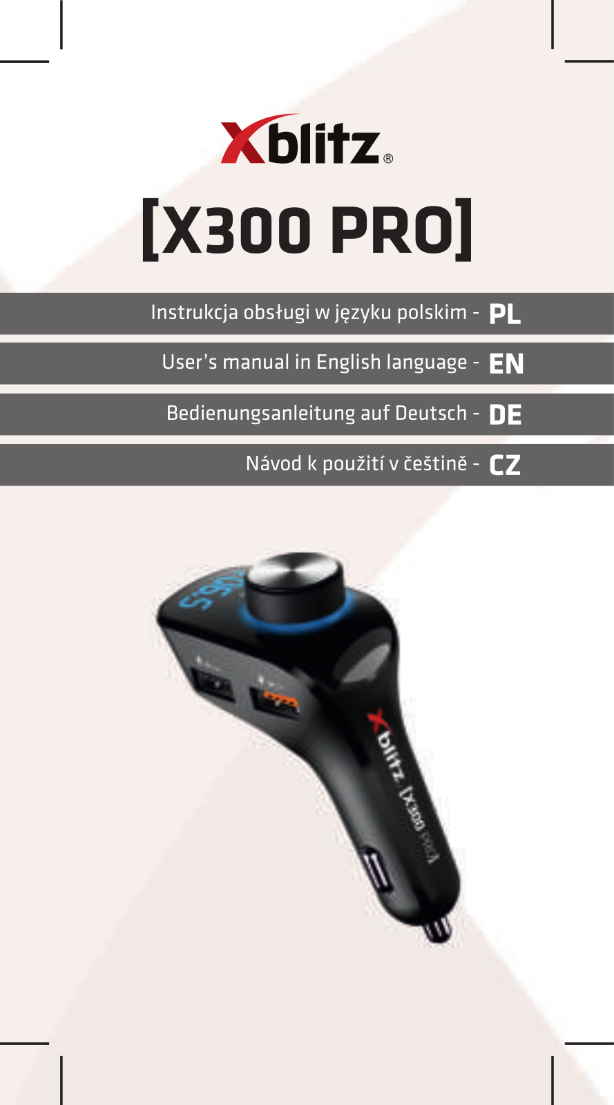 XBLITZ X300 Pro User guide - ManualMachine.com