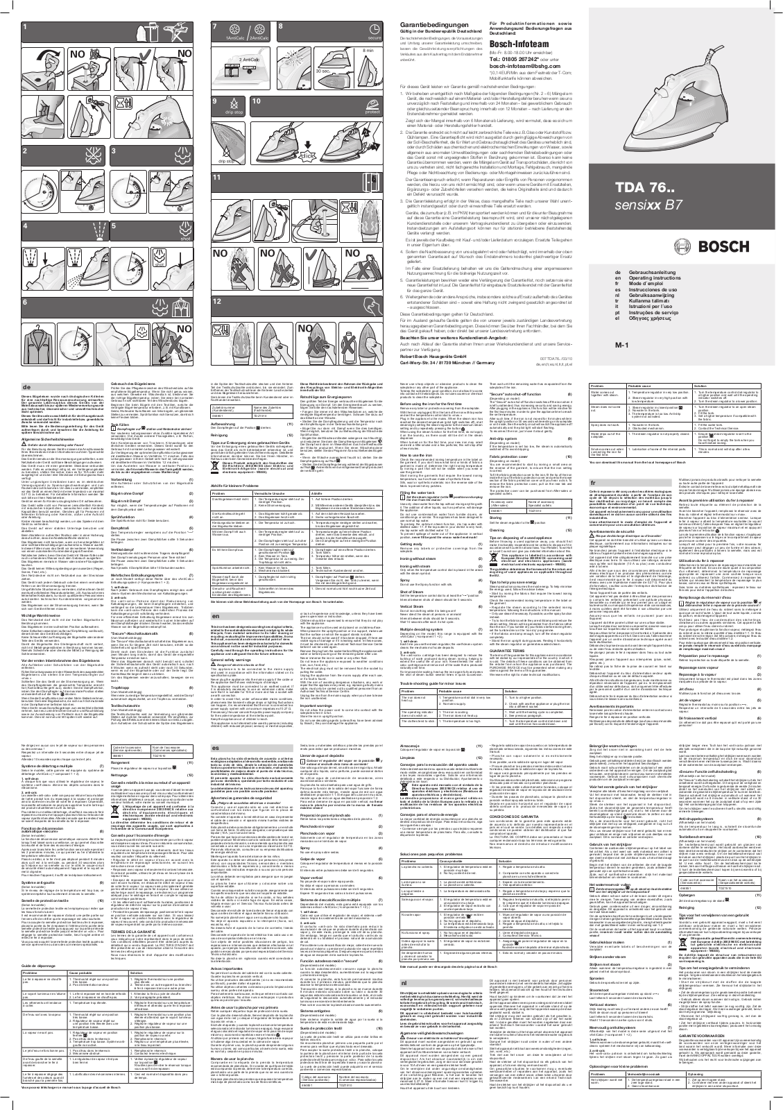 BOSCH TDA7630, TDA7673 User Manual