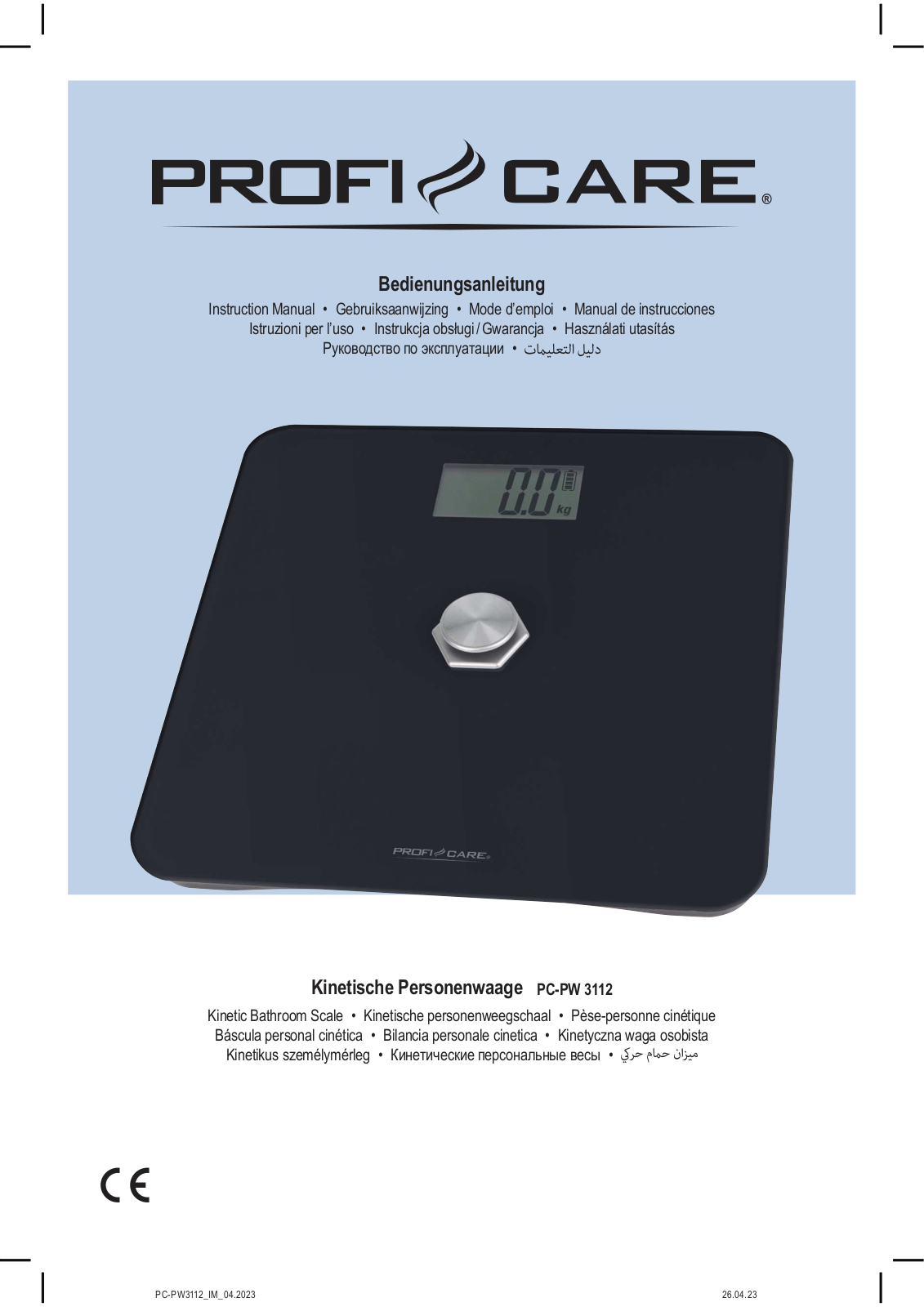 PROFICARE PC-PW 3112 User guide - ManualMachine.com