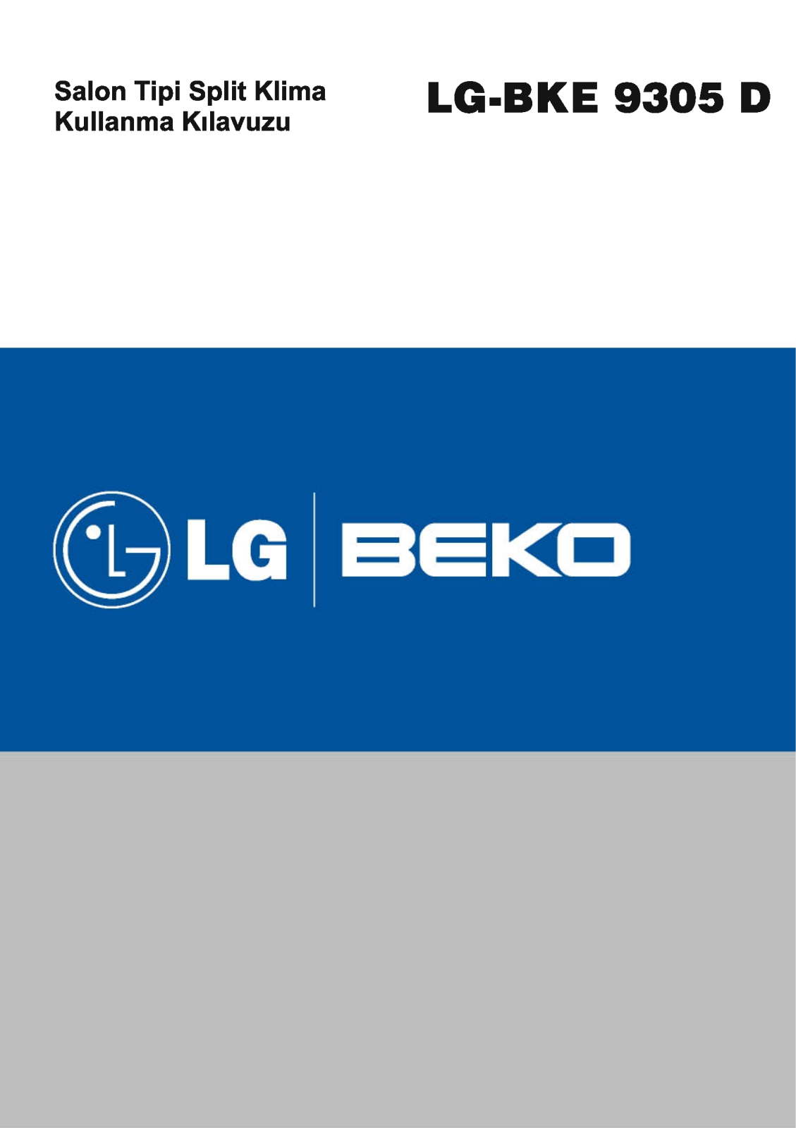 Beko LG-BKE 9305 D User Manual