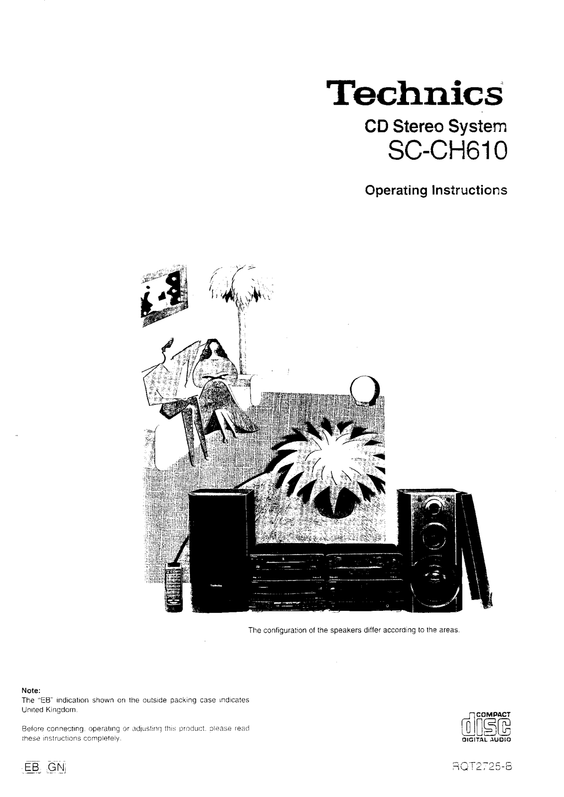 Panasonic SC-CH610 User Manual