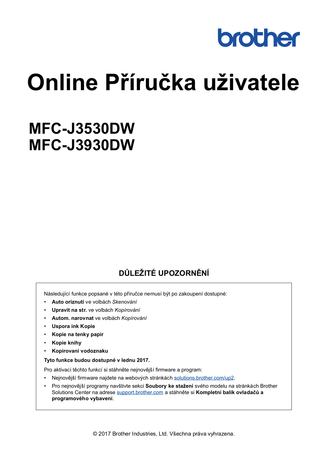 Brother MFC-J3530DW User Manual