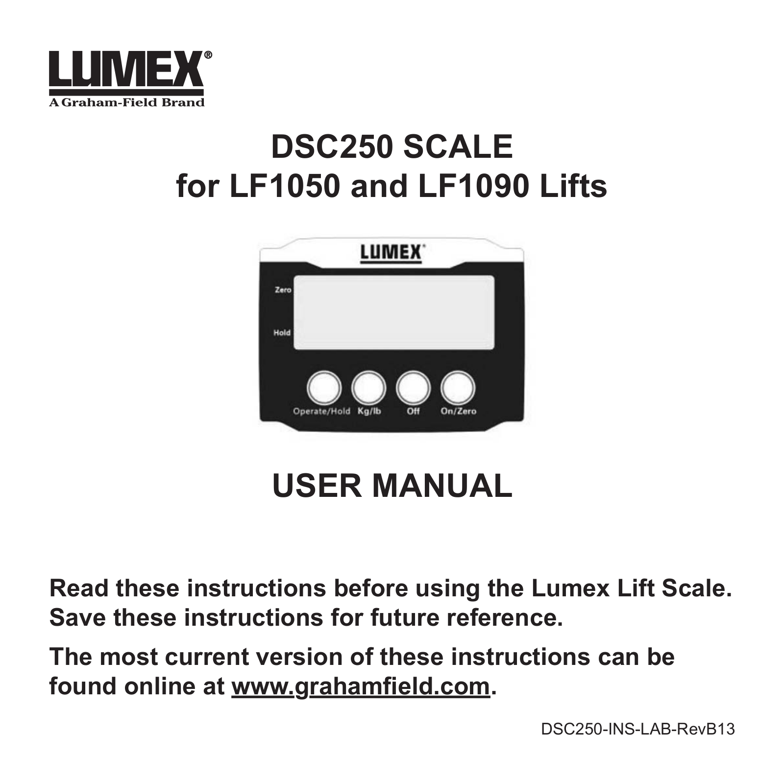 Lumex Syatems LF1050, LF1090 User Manual 2