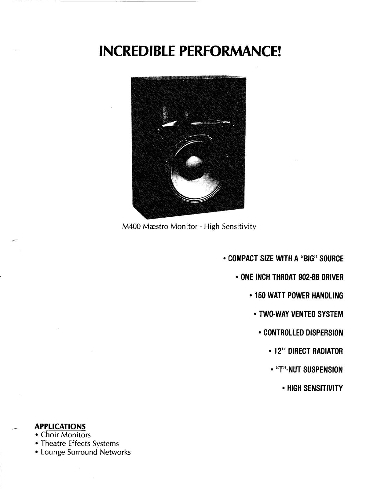 Altec Lansing M400 User Manual