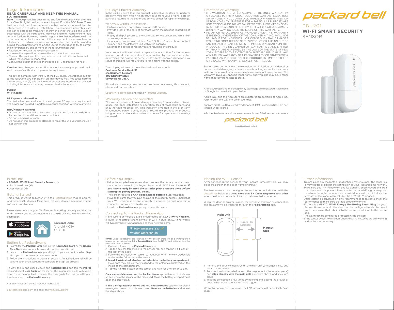 Packard bell PBH201 User Manual